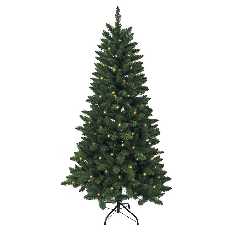 72' H Lighted Artificial Pine Christmas Tree