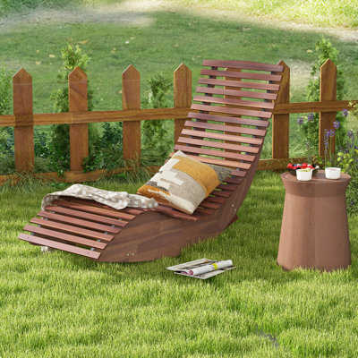 Chaise longue d'extérieur Ashaad