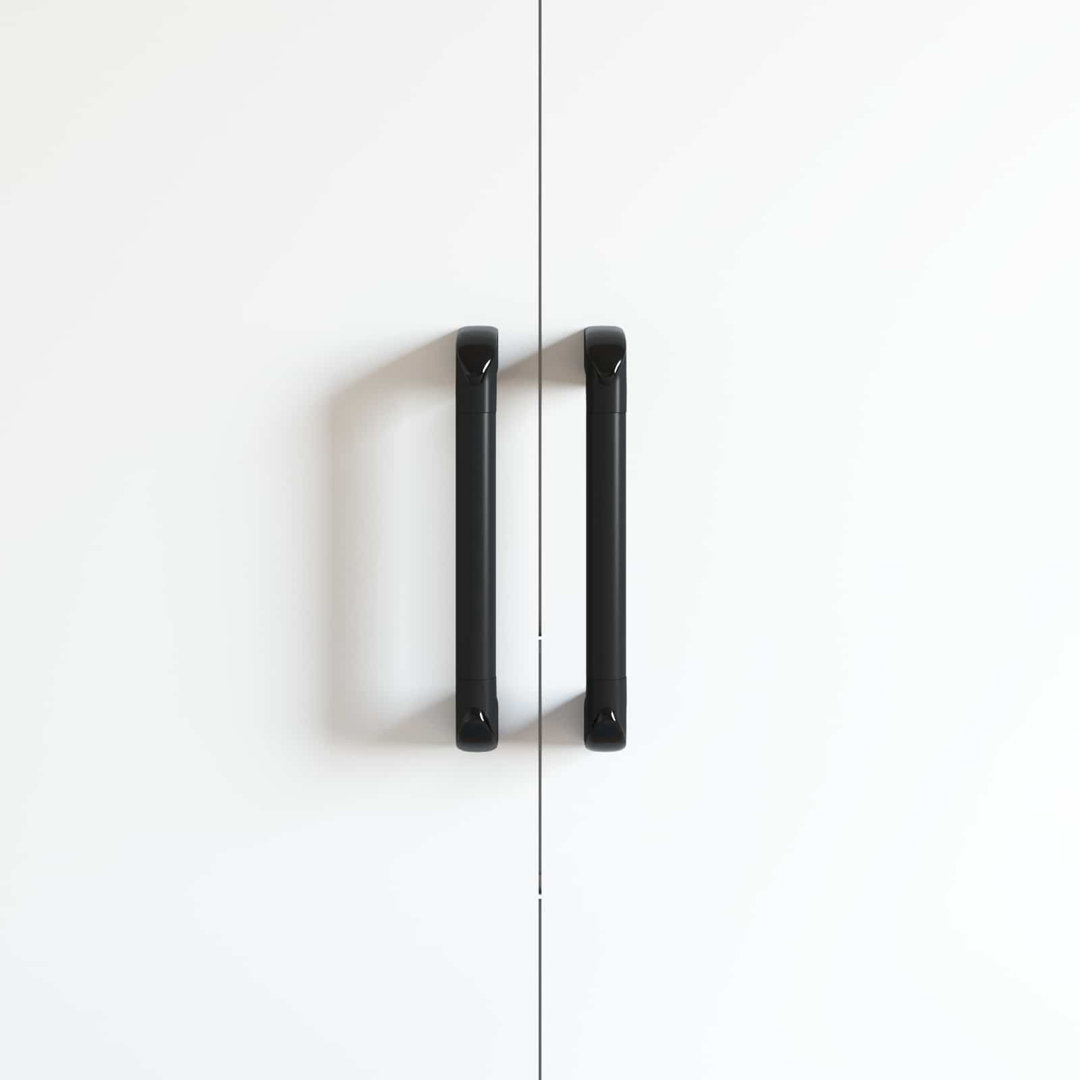 Vidaxl Handle Plain Black Aluminium And PP Furniture Cabinet Drawer Pull Door