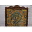Tapis jaune antique en laine et en soie