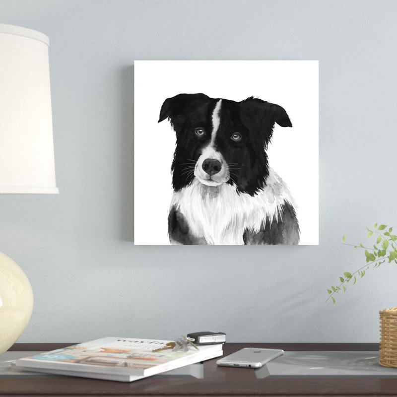 Border collie II, H 12 po x l 12 po