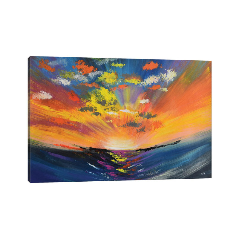 Sky Reflections by Amita Dand - Wrapped Canvas Print, 20.32 cm H x 30.48 cm W