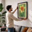 Daffodil Bold Botanical - Framed Print-2049512844-2049512846