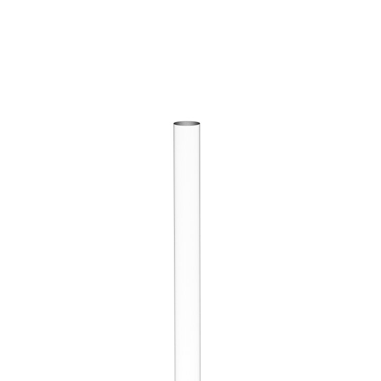 FixtureDisplays 3mm (Nominal 1/8) Diameter x 24 Long Acrylic Rod  Plexiglass Stick Clear Lucite Transparent Dowel