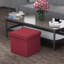 Chakera 30cm Wide Square Solid Colour Ottoman with Storage-744287261