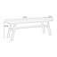 Bureau rectangulaire en bois massif noyer clair-1165372472