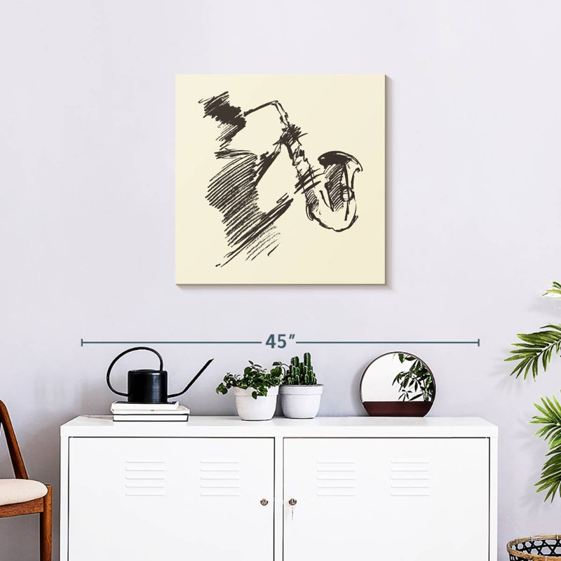 Abarca Abstract Saxophonist