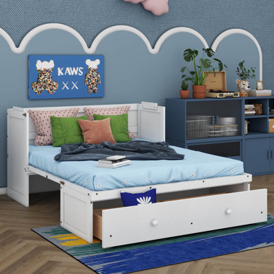 Murphy Bed Featuring Built-In Storage Drawers