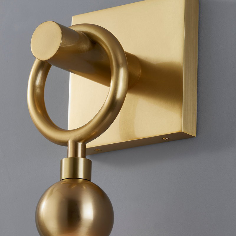 Perrin Wall Sconce by PEMBROOKE & IVES, Aged Brass