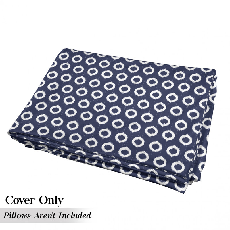 Motif grunge avec housse de coussin d'extérieur, H 2 po x l 36 po x P 88 po