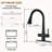 Willow 1.8 GPM Pull Down Kitchen Faucet with Deck Plate and Digital Display-93722367