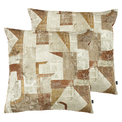 Geometric Square Throw Cushion