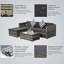 Felicity 5 Pieces PE Rattan Garden Furniture Set with Cushions-1805799890