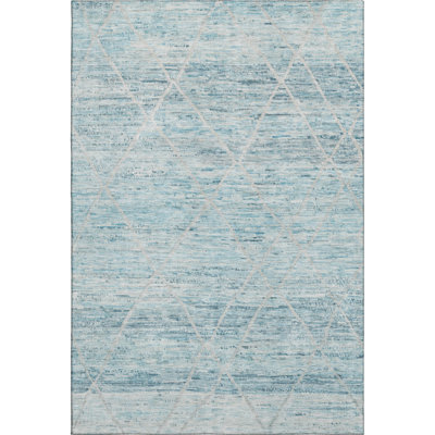 Premium Machine Washable Honig AMF1658 Diamonds Rug