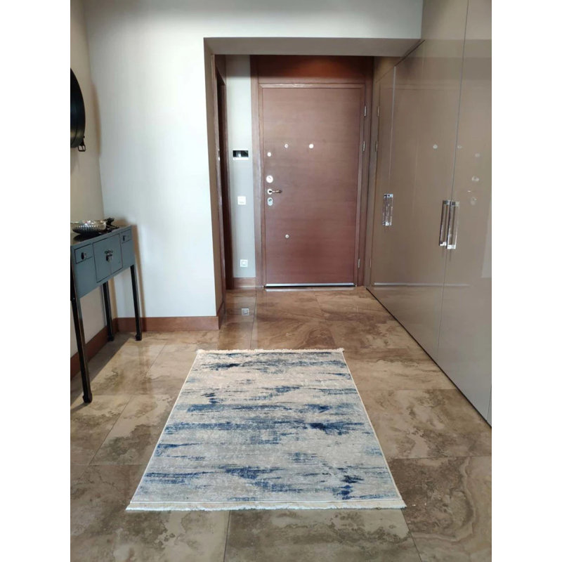 Tapis Matarranz avec envers antidérapant, Carré 5 pi 11 po