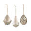 3.5'' Glass Holiday Shaped Ornament