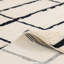 Paris Geometric Area Rug in Ivory/Black-688941660