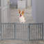 Barrière pour animaux pliable autoportante en bois massif pour chiens, 3 panneaux pour les portes, les escaliers, les couloirs, etc.-90636806-88357167