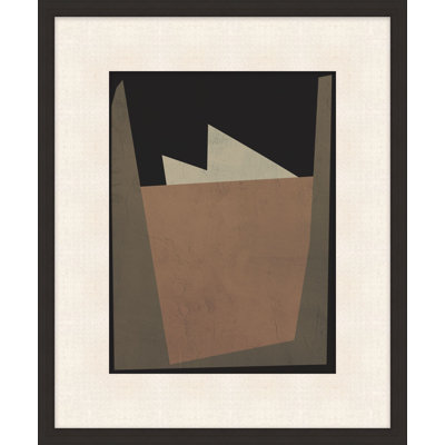Texture and Shapes 5 Framed Graphic Art