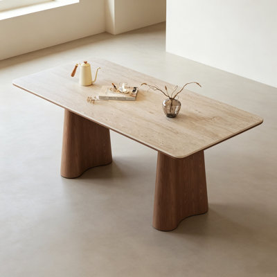 Mid-Century Walnut Dining Table