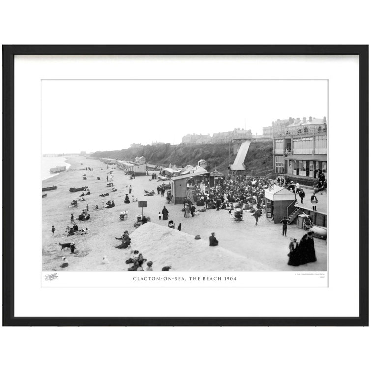 Clacton On Sea, The Beach 1904 by Francis Frith - Single Picture Frame Print