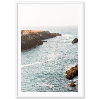 Mendocino Bluffs 3 Print by Carly Tabak