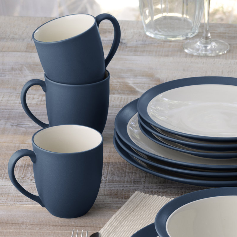 Noritake Colorwave 4-Piece Curve Place Setting, Blue