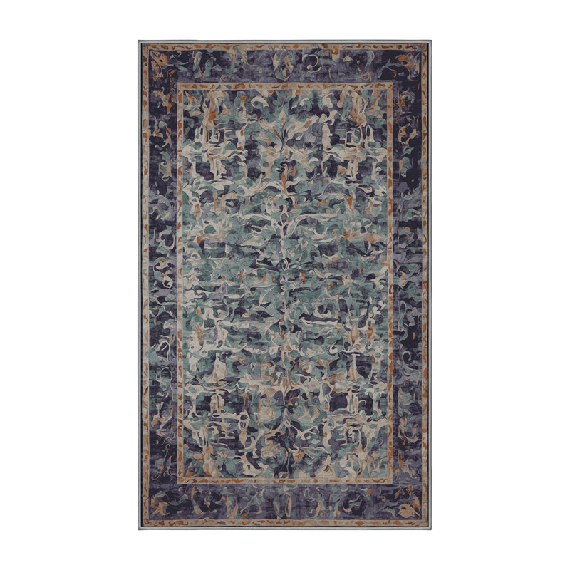 Tapis gris lavable à la machine, Tapis de couloir 2 pi x 5 pi