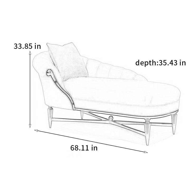 Elegant beech solid wood chair, Left Hand Facing
