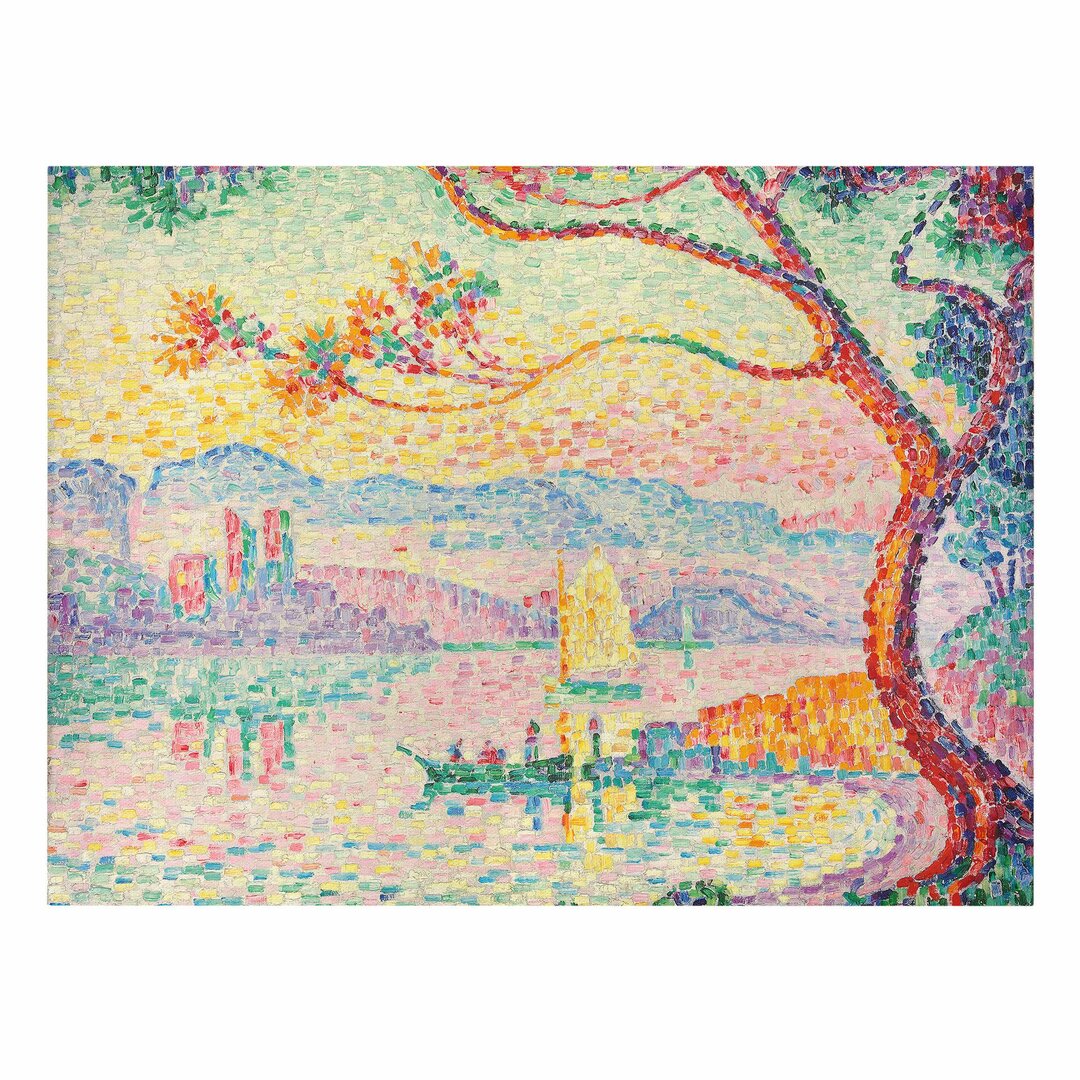 Leinwandbild Der Hafen von Antibes von Paul Signac