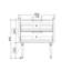 Meuble-lavabo 30 po - Chêne noir, lavabo en céramique, console de lavabo moderne de qualité fiable, intérieur spacieux-1109000682