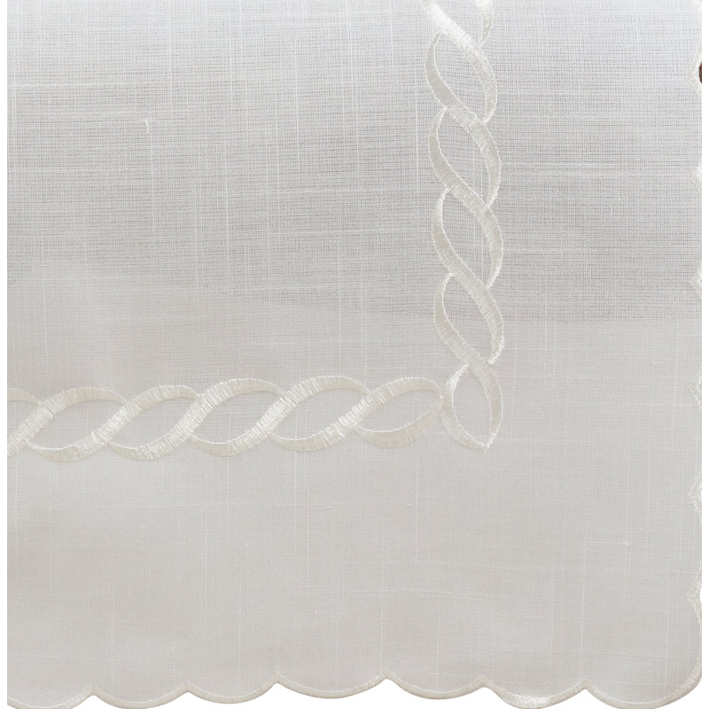Penniman Braided Embroidered Table Runner, 68" L x 16" W