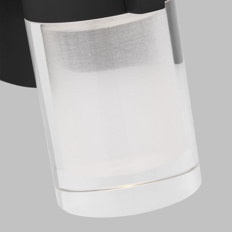 Esfera 1 - Light LED Armed Sconce, Nightshade Black