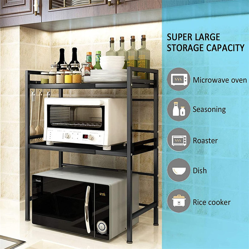 Addisson Steel Baker's Rack with Microwave Compatibility