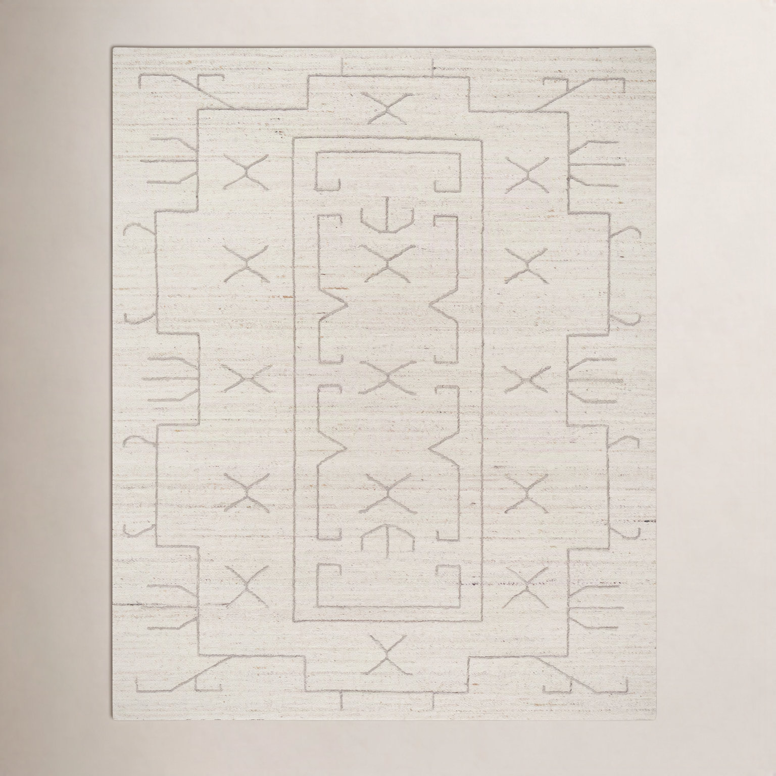 Flatweave Moroccan Pearl Rug, Rectangle 9' x 12'