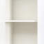Armoire de rangement pour salle de bain de 70,87 po de hauteur avec 2 portes et 2 tiroirs, unité de rangement étroite, tablettes réglables, armoire de plancher pour salle de bain, salon, entrée, cuisine, blanc