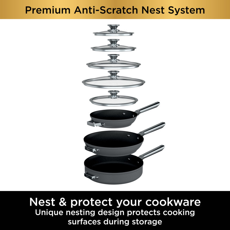 Ninja Foodi 10 Piece Aluminum Non Stick Cookware Set & Reviews