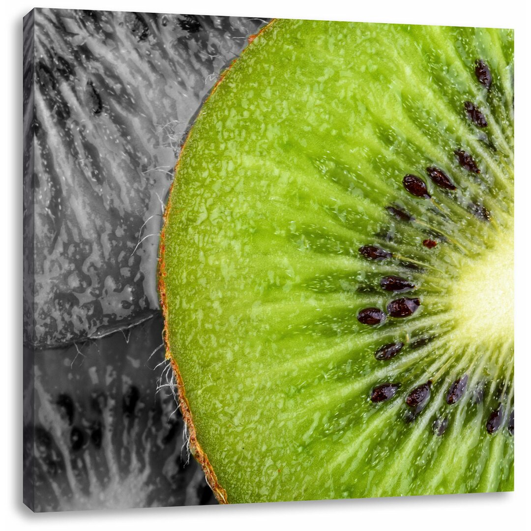 Leinwandbild Schöne Kiwi Scheiben