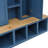 62.9"W Farmhouse 4-In-1 Hall Tree With 6 Hanging Hooks, Mudroom Wood Grain Bench With Open Compartments-915599598