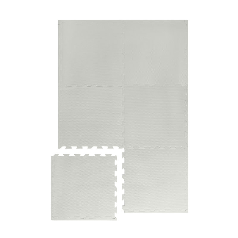 3 Sprouts - Tapis en mousse pour bébé et enfants, Blanc