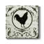 Berkshire Rooster - Toile tendue avec châssis de qualité supérieure - prête à être accrochée-1504602910