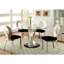 Chaise d'appoint contemporaine l 17,4 po (2 / RCT), argent / noir