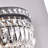 Vandorn 4 -Light 15" Antique Black and Crystal Flush Mount