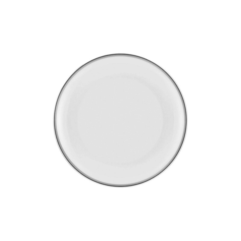 Service de table 24 pièces Rae, service pour 6, Argent/blanc