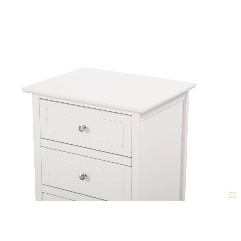 Table de chevet transitionnelle polyvalente, Blanc