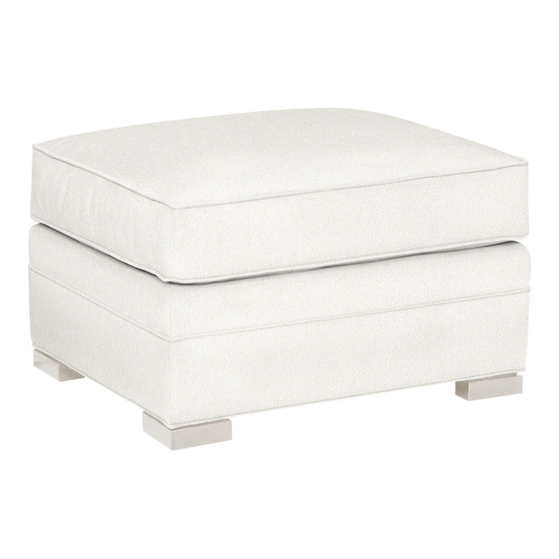 Davidson 28" Ottoman, Casa Blanca, Kennelly Snow