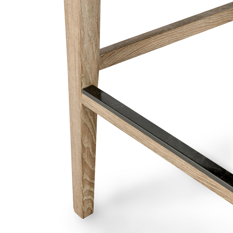 Beck Solid Wood Stool, Bar Stool (29" Seat Height)