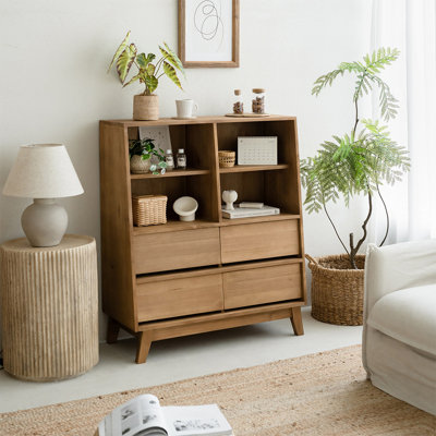 Commode d'appoint nordique de style rétro
