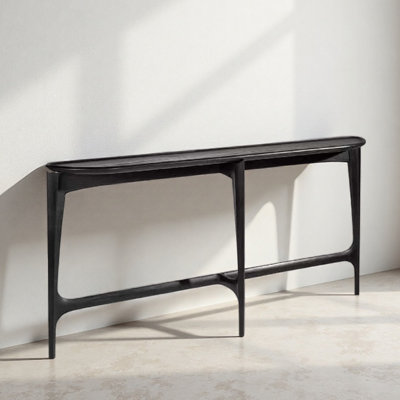 Console d'entrée italienne en bois massif minimaliste