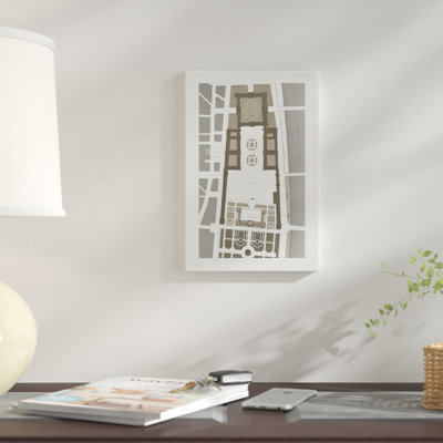 'Palais Des Tuileries, Paris II' Graphic Art Print on Wrapped Canvas